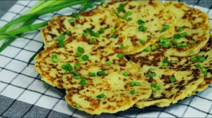 Картофельные лепешки на сковороде. Всего 4 ингредиента