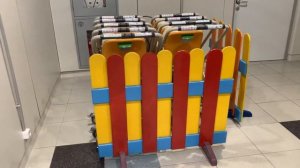 Комната отдыха и игровая в комнате матери и ребёнка аэропорт Домодедово (г.Москва,Россия).