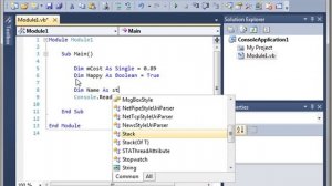 Visual Basic 5 - Variables Continued