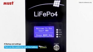 Installation Video-LP1600 Wall mounted lithium battery