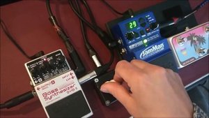 Boss SYB-5 Synth on guitar (with expression) (without talking)