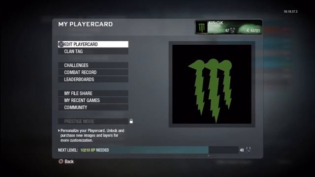 Blackops Beast Playercard-Monster Energy Logo смотреть онлайн