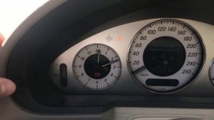 Настройка аналоговых часов через приборную панель на W211 / Настройка часов w211