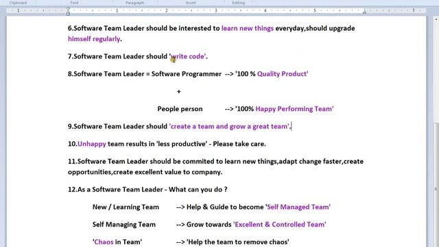 SOFTWARE TEAM LEADER 12 TIPS смотреть онлайн