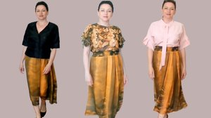 Шифоновая юбка из остатков ткани