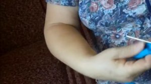 Вязаные колготки внучки