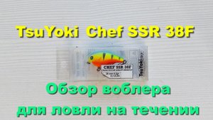 TsuYoki Chef SSR 38F - воблер для ловли на течении. Обзор воблеров TsuYoki