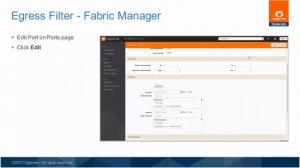 Configuring Egress Filtering for a Flow Map