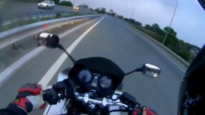 Впервые до подножки на Honda CB 1300 SF (Honda CB 1300 SUPER BOL D'OR)