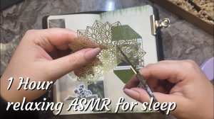 ASMR 1 Hour Scrapbooking Journaling Compilation | Relaxing sounds of collage for sleep 1