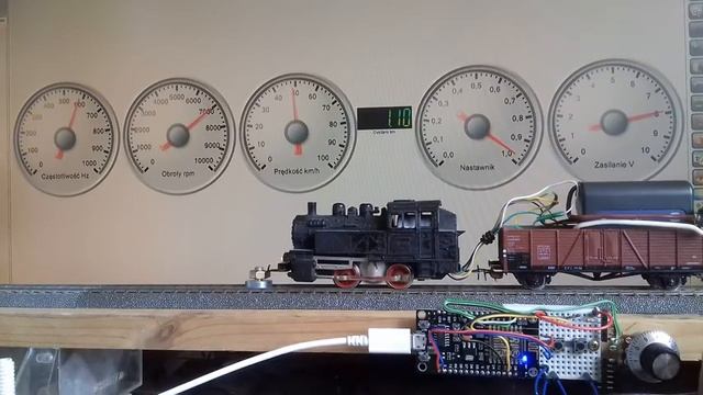 BR 80 018 wifi ESP8266 Visuino BLDC part 2 смотреть онлайн
