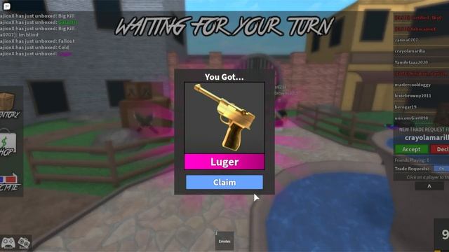 Unboxing a Luger in Murder Mystery 2! смотреть онлайн