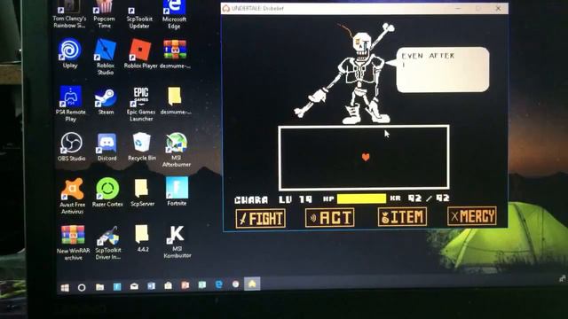 Disbelief Undertale demo смотреть онлайн