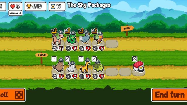 комбо из 4 животных в Super Auto Pets #15 смотреть онлайн