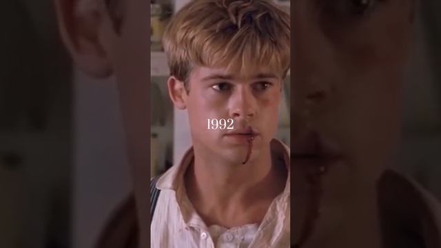 Brad Pitt over years Tiktok ..backtothepast