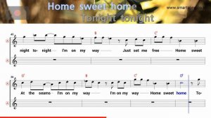 Home sweet home - Motley Crue (Alto Saxophone Sheet Music Eb Key / Karaoke / Easy Solo Cover)