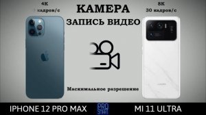 iPhone 12 Pro Max против Xiaomi Mi 11 Ultra | СРАВНЕНИЕ
