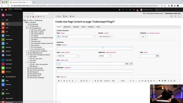 TYPO3-Tipp: Code Snippets mit dem CKEditor ausgeben, Teil 1/2
