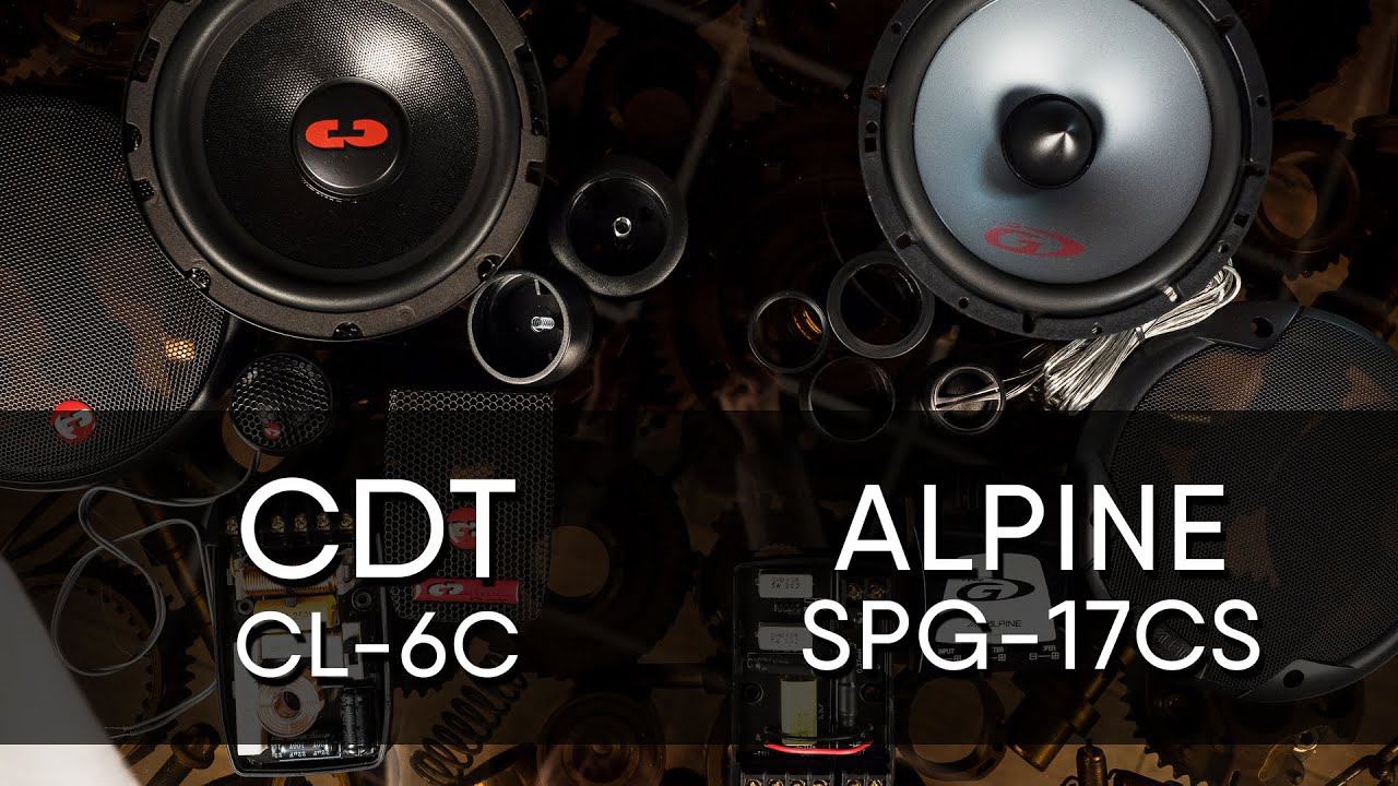 CDT CL-6C vs Alpine SPG-17CS