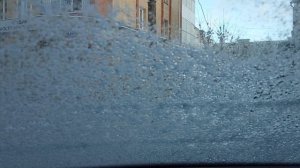 Рено сандеро степвей - тест обогрева лобового стекла при -9 градусах.