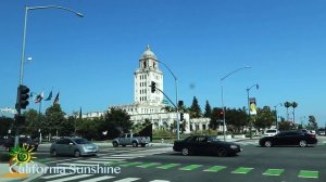 ?? Знаменитый отель Беверли Хиллз и дорогие дома - Школа и мерия города Beverly Hills Los Angeles C