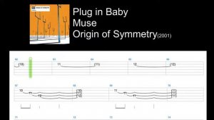 Muse - Plug in Baby Guitar Backing Track With Tab