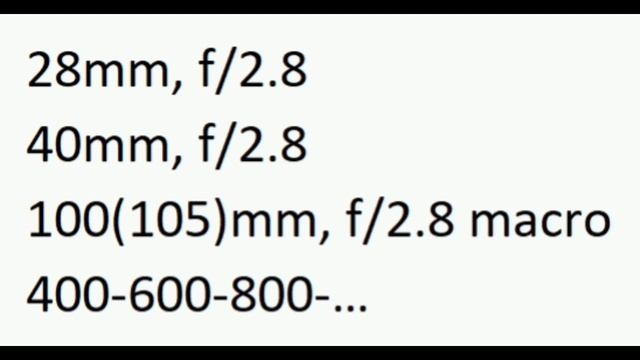 Не стандартные фикс объективы. Какие бывают? смотреть онлайн