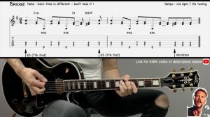 METALLICA - UNTIL IT SLEEPS (JAMES Guitar cover with TAB | Lesson)