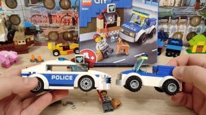 Обзор конструктора LEGO City Police 60241 Полицейский отряд с собакой в собранном состоянии