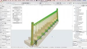 ARCHICAD Stairs & Railings Tutorial 3 - Balustrade Options