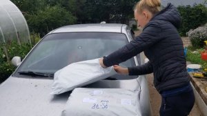 Три комплекта накидок на сидения в авто с Aliexpress