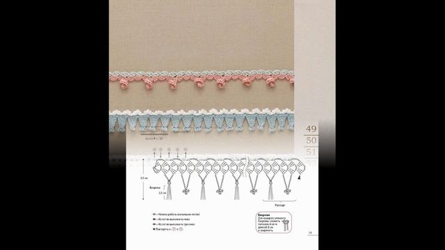 Шикарная Подборка со схемами - КАЙМА ТЕСЬМА КОЛЬЕ КРЮЧКОМ - Вязание крючком смотреть онлайн