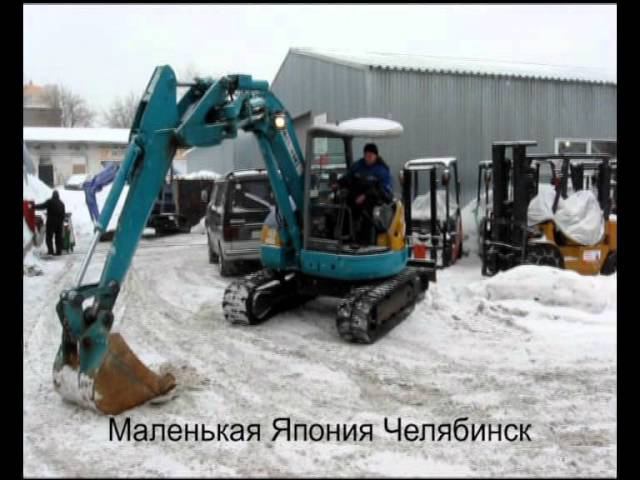Миниэкскаватор KUBOTA RX503 Маленькая Япония.avi