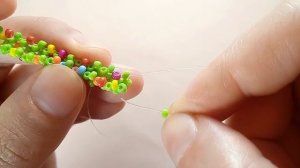 Новогодний Венок? Кольцо из бисера Christmas Wreath? Beaded Ring