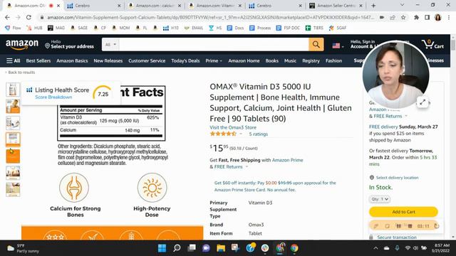 ASIN Review: OMAX® Vitamin D3 5000 IU Supplement - Amazon FBA смотреть онлайн