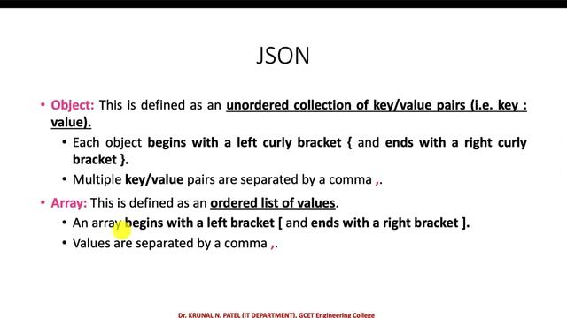 Full Stack Web Development- Lecture 32- JSON Tutorial- JSON introduction with Example