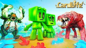 ВЫЖИВАНИЕ В МИРЕ КАРТОНА! СРАЖЕНИЯ С ЖУТКИМИ МОНСТРАМИ ЗА АЛМАЗЫ! СИМУЛЯТОР КАРТОНА В CARDLIFE