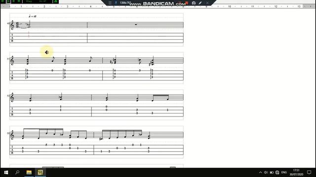 Dancing Line - The Third Anniversary Ukulele Tablature смотреть онлайн