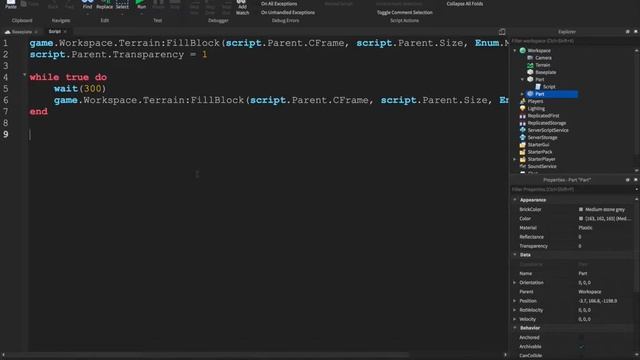 Roblox Studio: Regenerate Terrain смотреть онлайн