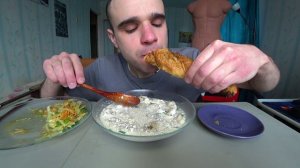 МУКБАНГ НАРЕЗКИ ЛУЧШЕЕ - ПЕЛЬМЕНИ С БУЛЬОНОМ / САЛАТ / ВЫПЕЧКА С МЯСОМ / Mukbang АСМР 26. 03. 2024
