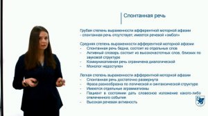 ИПО Валиуллина Г.В. - Афферентно - моторная афазия