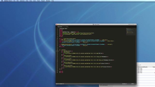 Curso Sublime Text 2 - 004 Edición básica смотреть онлайн