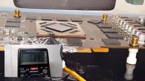 Неудачная замена GPU на видеокарте Radeon HD7950