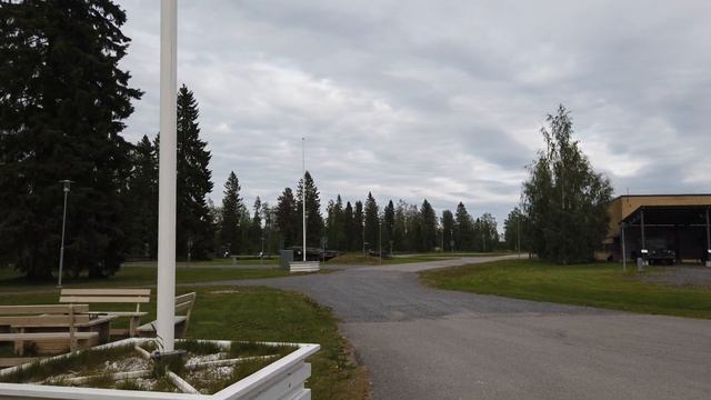 Обзор открытой экспозиции техники Försvarsmuseum в шведском городке Буден. смотреть онлайн