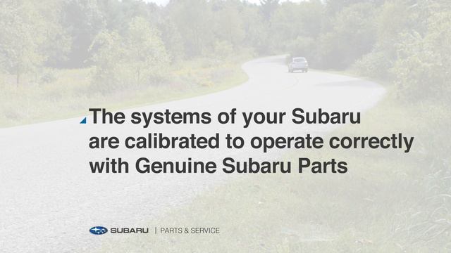 Subaru Parts and Service - Why Genuine Subaru Parts? смотреть онлайн