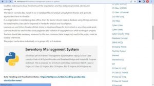 Inventory Management System Project in Python | Python MySQL Projects | Class 12 CS Projects