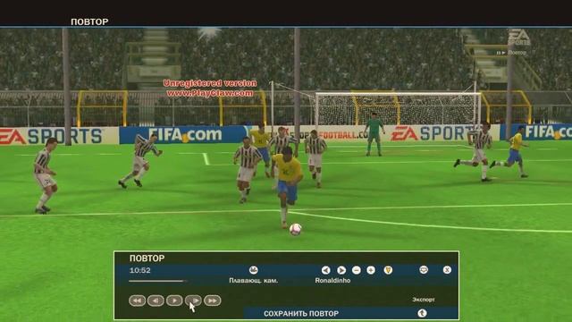 Роналдиньо в ворота Буффона смотреть онлайн