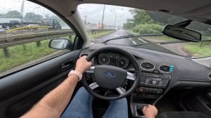 2006 Ford Focus II Sedan | 1.6 Duratec Ti-VCT 115HP | POV Test Drive