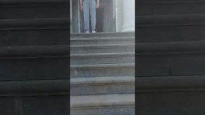 Путь на службу в Михайлович собор. Псково-Печерский монастырь