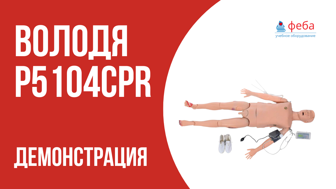 ВОЛОДЯ P5104CPR. Демонстрация тренажера СЛР